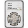 Image 1 : 1884-O $1 Morgan Silver Dollar Coin NGC MS62PL