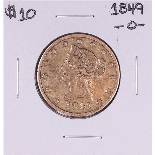 1849-O $10 Liberty Head Eagle Gold Coin