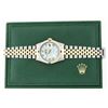 Image 4 : Rolex Men's Two Tone Mother of Pearl Diamond & Sapphire Datejust Wristwatch