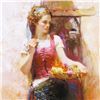 Image 2 : Pino (1939-2010) "The Flower Basket" Limited Edition Giclee On Paper