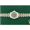 Image 4 : Rolex Ladies Two Tone Black Diamond Datejust Wristwatch