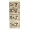 Image 1 : Uncut Sheet of (4) State of Louisiana Baby Bond Obsolete Notes