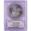 Image 2 : 2011-S $1 American Silver Eagle Coin PCGS MS68 First Strike Mercanti Signature