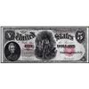 Image 1 : 1907 $5 Woodchopper Legal Tender Note