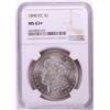 Image 1 : 1890-CC $1 Morgan Silver Dollar Coin NGC MS63+ Plus