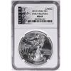 Image 1 : 2012 $1 American Silver Eagle Coin NGC MS69