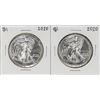 Image 1 : Lot of (2) 2020 $1 American Silver Eagle Coins