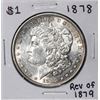 Image 1 : 1878 Reverse of 1879 $1 Morgan Silver Dollar Coin