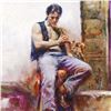 Image 2 : Pino (1939-2010) "Music Lover" Limited Edition Giclee On Canvas