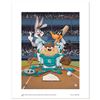 Image 1 : Looney Tunes "At The Plate (Marlins)" Limited Edition Giclee On Paper