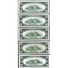 Image 2 : Lot of (5) 1934A $10 Federal Reserve Notes