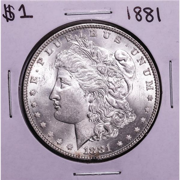 1881 $1 Morgan Silver Dollar Coin