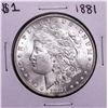 Image 1 : 1881 $1 Morgan Silver Dollar Coin