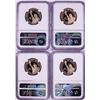 Image 2 : Lot of (4) 2015-S $1 Proof Presidential Dollar Coins NGC PF70 Ultra Cameo