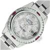 Image 1 : Rolex Ladies Stainless Steel Diamond and Ruby Datejust Wristwatch