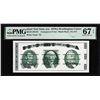 Image 1 : Circa 1970's Washington Center Giori Test Note PMG Superb Gem Uncirculated 67EPQ