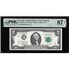 Image 1 : 1995 $2 Federal Reserve STAR Note Fr.1936-F* Atlanta PMG Superb Gem Unc. 67EPQ