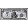 Image 1 : 1899 $5 Indian Chief Silver Certificate Note