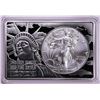 Image 1 : 2021 Type 1 $1 American Silver Eagle Coin & 2oz Silver Bar Set