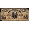 Image 1 : 1857 $1 Commercial Bank of Alabama Selma Obsolete Note