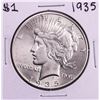 Image 1 : 1935 $1 Peace Silver Dollar Coin