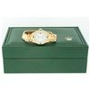 Image 8 : Rolex Ladies 18K Yellow Gold Diamond and Emerald President Wristwatch with Rolex Box