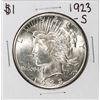 Image 1 : 1923-S $1 Peace Silver Dollar Coin