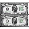 Image 1 : Lot of (2) 1934A $10 Federal Reserve Notes Atlanta