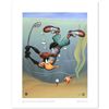 Image 1 : Looney Tunes "Underwater Daffy" Limited Edition Giclee On Paper