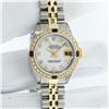 Image 3 : Rolex Ladies Two Tone Sapphire & Diamond Datejust Watch With Rolex Box