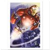 Image 1 : Marvel Comics "Ultimate Iron Man II #3" Stan Lee Signed Giclee on Canvas