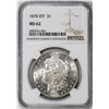 Image 1 : 1878 8TF $1 Morgan Silver Dollar Coin NGC MS62