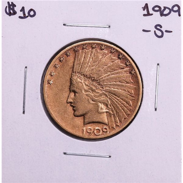 1909-S $10 Indian Head Eagle Gold Coin