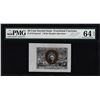 Image 1 : Second Issue Specimen 50 Cent Fractional Note Fr.1314spwmf PMG Ch. Uncirculated 64EPQ