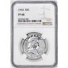 Image 1 : 1953 Proof Franklin Half Dollar Coin NGC PF66