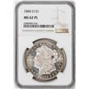 Image 1 : 1884-O $1 Morgan Silver Dollar Coin NGC MS62PL