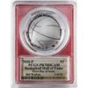 Image 2 : 2020-P $1 Basketball HOF Silver Dollar Coin PCGS PR70DCAM Bill Walton Signature FDOI