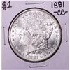 Image 1 : 1881-CC $1 Morgan Silver Dollar Coin