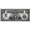 Image 1 : 1899 $2 Mini Porthole Silver Certificate Note