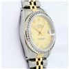 Image 9 : Rolex Midsize Two Tone Diamond Datejust Wristwatch