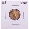 Image 1 : 2016 $5 American Gold Eagle Coin