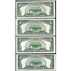 Image 2 : Lot of (4) 1953B $5 Silver Certificate Notes