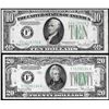 Image 1 : Lot of 1934D $10 & $20 Federal Reserve Notes Atlanta