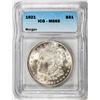 Image 1 : 1921 $1 Morgan Silver Dollar Coin ICG MS65