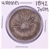 Image 1 : 1842 ZsOM Mexico 4 Reales Silver Coin