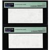 Image 2 : Set of Giori Test Note Washington & Lincoln Memorial PMG Superb Gem Unc. 68EPQ