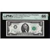 Image 1 : 1976 $2 Federal Reserve STAR Note Fr.1935-C* Philadelphia PMG Gem Uncirculated 66EPQ