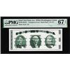 Image 1 : Circa 1970's Washington Center Giori Test Note PMG Superb Gem Uncirculated 67EPQ