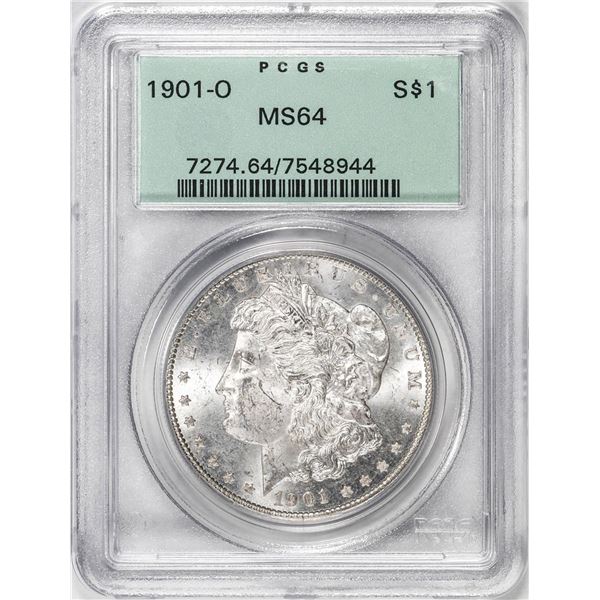 1901-O $1 Morgan Silver Dollar Coin PCGS MS64 Old Green Holder