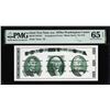 Image 1 : Circa 1970's Washington Center Giori Test Note PMG Gem Uncirculated 65EPQ